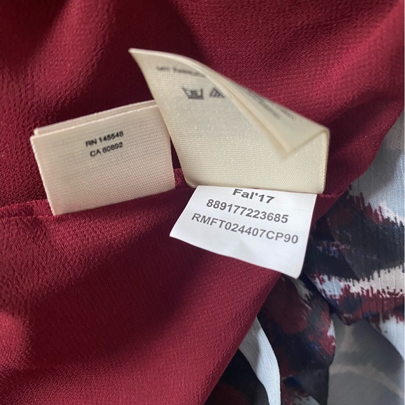 🌈4/$20🌈 Beautiful Rachel Rachel Roy Off the Shoulder Delicate Floral Blouse L - Picture 9 of 10